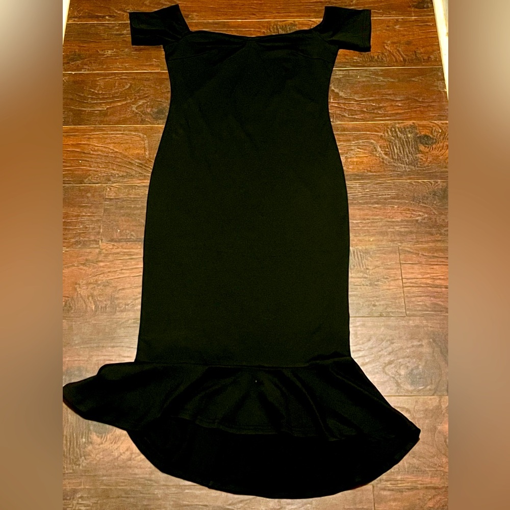 Black mermaid dress